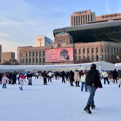 ソウル広場スケートリンク 4