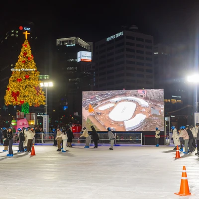 ソウル広場スケートリンク 5